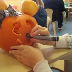 Drawing Minnie Mouse Face in Navan!
